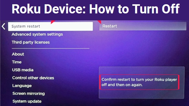 how to turn off raku device